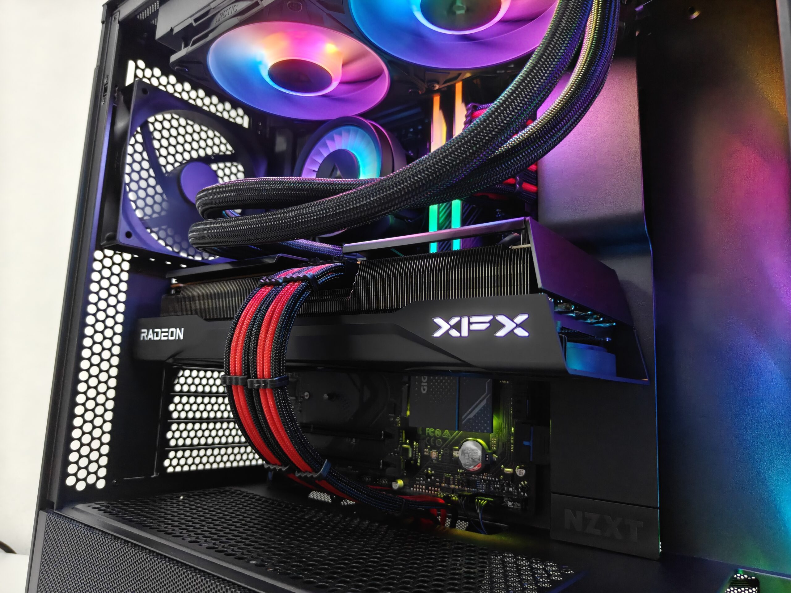 Custom gaming PC being built at Define PC Singapore